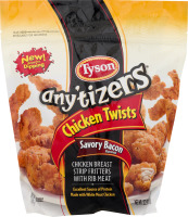 Tyson any'tizers Chicken Twists Savory Bacon