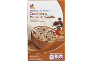 Ahold Instant Oatmeal Cranberry, Pecan & Vanilla - 8 CT