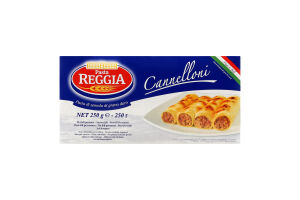 Изделия макаронные из твердых сортов пшеницы Cannelloni Pasta Reggia к/у 250г