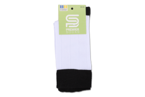 Шкарпетки підл Premier socks білі чор резин р23-25