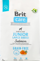 Корм д/молодих собак великих порід беззерновий з лососем сухий 3кг Бріт Кеа