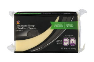 Ahold Natural Cheese Vermont Sharp Cheddar