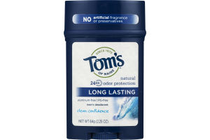 Tom's of Maine Men's Deodorant Clean Confidence