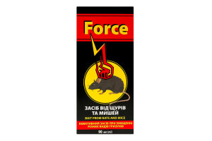 Средство от крыс и мышей Force 90мл