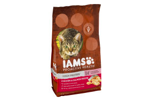 IAMS High Protein Cat Food Chicken & Salmon