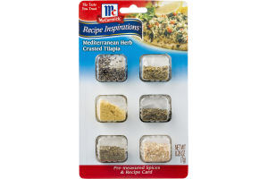 McCormick Recipe Inspirations Mediterranean Herb Crusted Tilapia