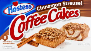 Hostess Coffee Cakes Cinnamon Streusel - 8 CT