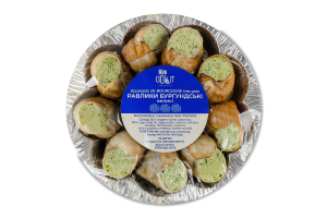 Улитки замороженные большие в раковинах Бургундские Mon Gout лоток 200г