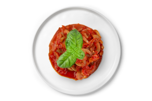 Томати зелені солоні в аджиці