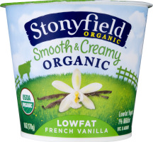 Stonyfield Organic Smooth & Creamy Lowfat Yogurt French Vanilla