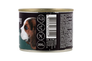 Корм д/цуценят всіх порід з куркою 200г ж/б Сейворі