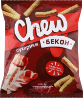 Сухарики пшенично-житні Бекон Chew м/у 110г