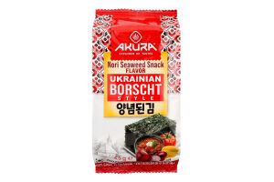 Норі-снек з смаком українського борщу 4,5г Akura