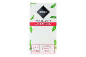 RIOBA ЧАЙ ЗЕЛ З АРОМ ЖАСМ 15ШТ