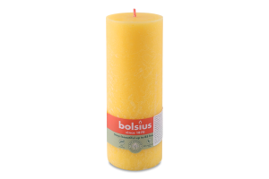 Свеча желтая 19х6.8см №103668850309 Bolsius 1шт