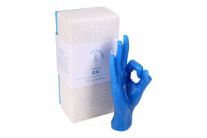 Свічка декоративна Candlehand Ok синя