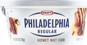 Kraft Regular Philadelphia Cream Cheese Honey Nut Flavor