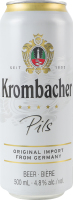 Пиво 0.5л 4.8% світле фільтроване пастеризоване Pils Krombacher з/б