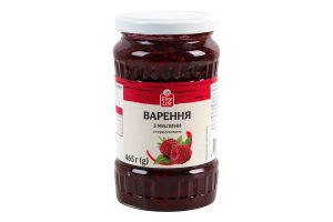 Варенье из малины стерилизованное Fine Life в/с с/б 465г