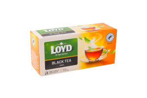 Чай черный байховый мелкий Classic Loyd к/у 20х2г