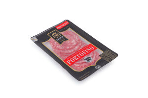 Колбаса нарезка Портофино Gremio с/к в/с лоток 0.075кг