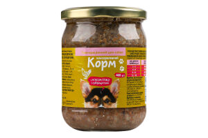 Корм д/собак Українська зірка 460 г з м’ясом птиці з субпродуктами