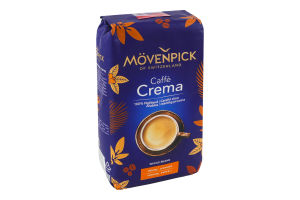 Кофе натуральный жареный в зернах Caffe Crema Movenpick м/у 500г