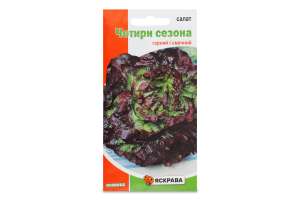 Насіння Салат Чотири сезона 1-2г Яскрава