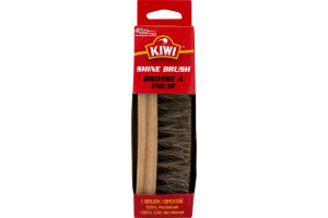 Kiwi Shine Brush 100% Horsehair