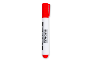 Маркер д/магнітних дошок червоний Буромакс