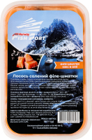 Лосось філе-шматочки мікс в олії солений Fish Port п/у 180г
