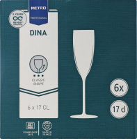 Бокал для шампанського 170мл №V3287 Dina Metro Professional 6шт