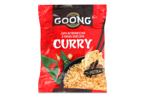 Лапша Goong быстр пригот со вкусом курицы и карри