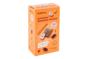 Конфеты Финиковые ириски SunFill к/у 120г