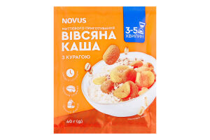 Каша вівс. мит.приг. Novus з кураг. 40г