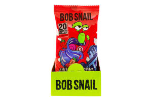 Конфеты фруктово-ягодные натуральные Яблоко-клубника Multiversum Bob Snail м/у 2x10г