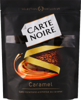 Кофе натуральный растворимый сублимированный со вкусом карамели Carte Noire д/п 120г