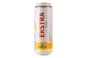 Пиво 0.568л 5.2% светлое фильтрованное пастеризованное Ekstra Svyturys ж/б
