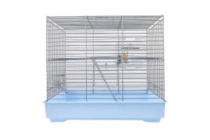 Клітка д/гризунів Міккі блакитна хром з драбинкою 37*25*30см Природа