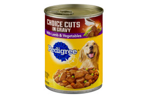Pedigree Choice Cuts In Gravy Food For Dogs With Lamb & Vegetables