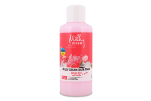 Крем-піна д/ванн Дамаська троянда та ваніль 1000мл Мілкі дрім