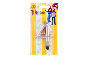 Свічка-цифра 4 900004