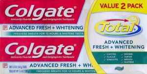 Colgate Total Toothpaste Advanced Fresh + Whitening Value Pack - 2 PK