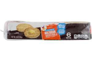 Ahold Light Multigrain English Muffins - 6 CT