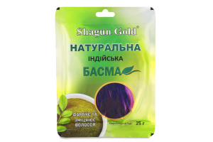 Басма д/волосся Індійська 25г Шагун Голд