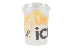 Лід Tube Ice з лимоном 0,13 кг, TM "ICE-CUBE" Стакан