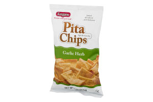 Kangaroo Pita Chips Garlic Herb