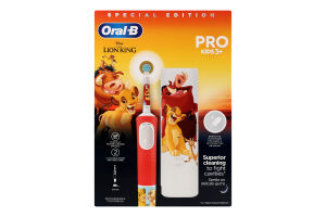 Щітка зубна Pro Kids Lion King від 3років електрична+Чохол дорожній Oral-B
