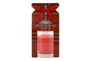 Свічка Верона Коллекшн Мандарин-червоний перець скло Пако ІФ