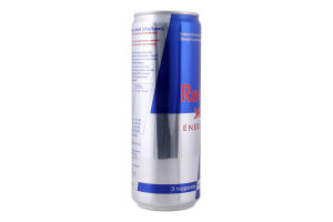 Напій енергетичний безалкогольний сильногазований з таурином Energy drink Red Bull з/б 355мл